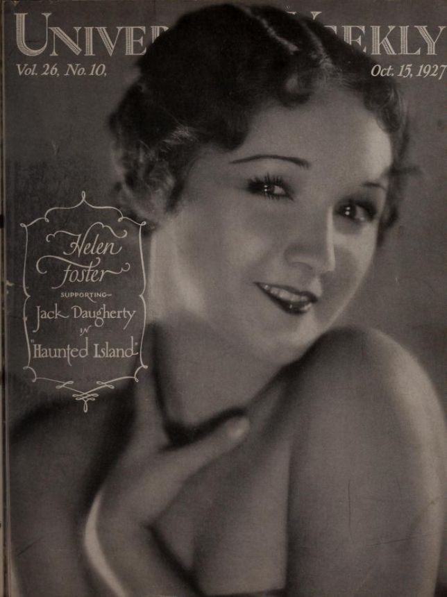 UNIVERSAL WEEKLY magazine side cover 15 October 1927