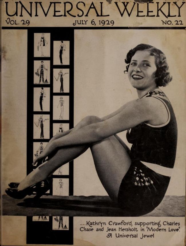 UNIVERSAL WEEKLY magazine side cover 6 July 1929