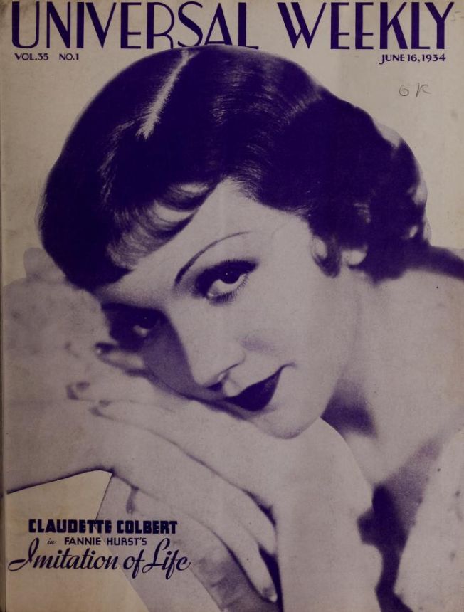 UNIVERSAL WEEKLY magazine side cover 16 June 1934