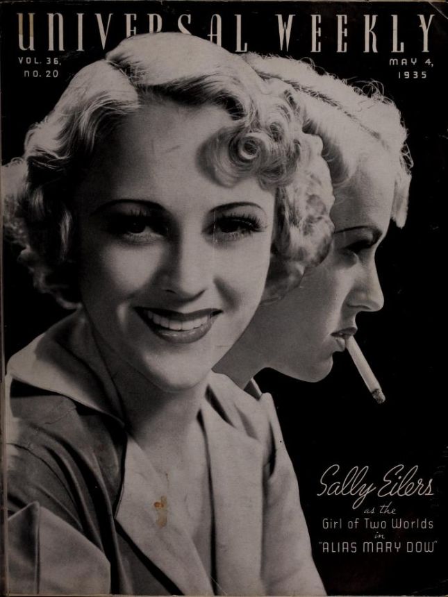 UNIVERSAL WEEKLY magazine side cover 4 May 1935