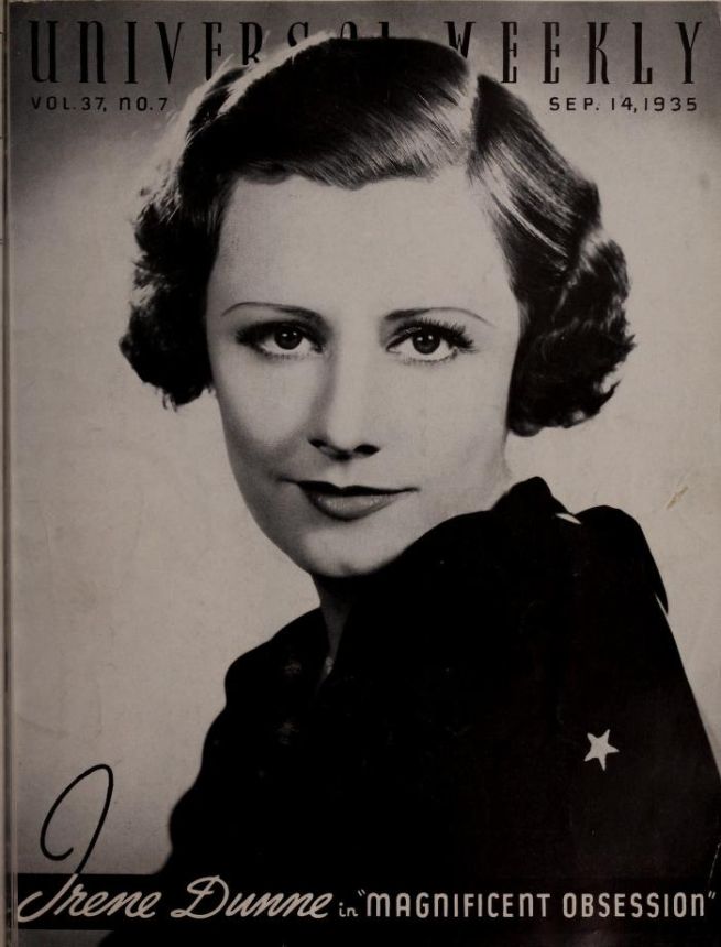 UNIVERSAL WEEKLY magazine side cover 14 September 1935