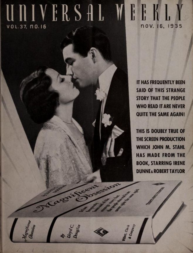 UNIVERSAL WEEKLY magazine side cover 16 November 1935