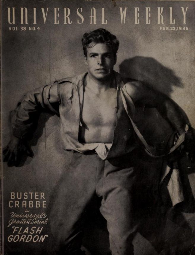UNIVERSAL WEEKLY magazine side cover 22 February 1936