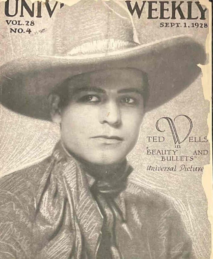 UNIVERSAL WEEKLY magazine side cover 1 September 1928