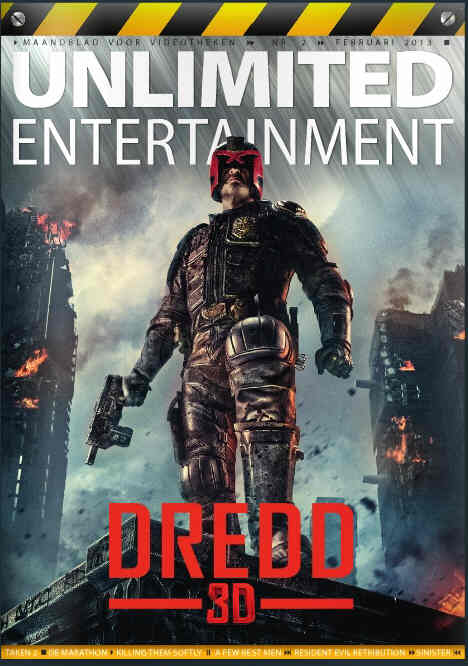 UNLIMITED ENTERTAINMENT magazine side cover February 2013