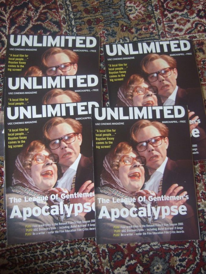 UNLIMITED magazine side cover  March/April 2005