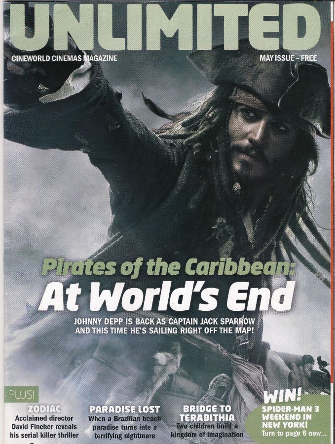 UNLIMITED magazine side cover  May 2007