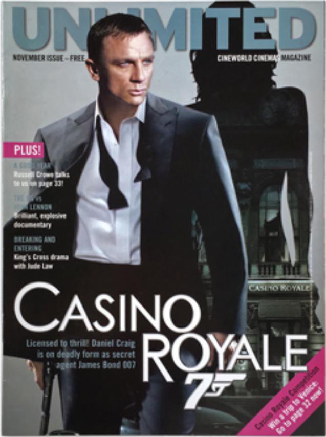 UNLIMITED magazine side cover  November 2006