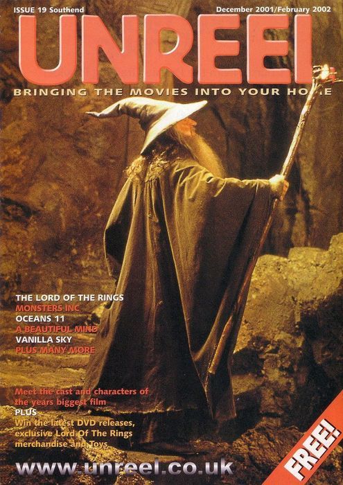 UNREEL magazine side cover Issue 19 December 2001