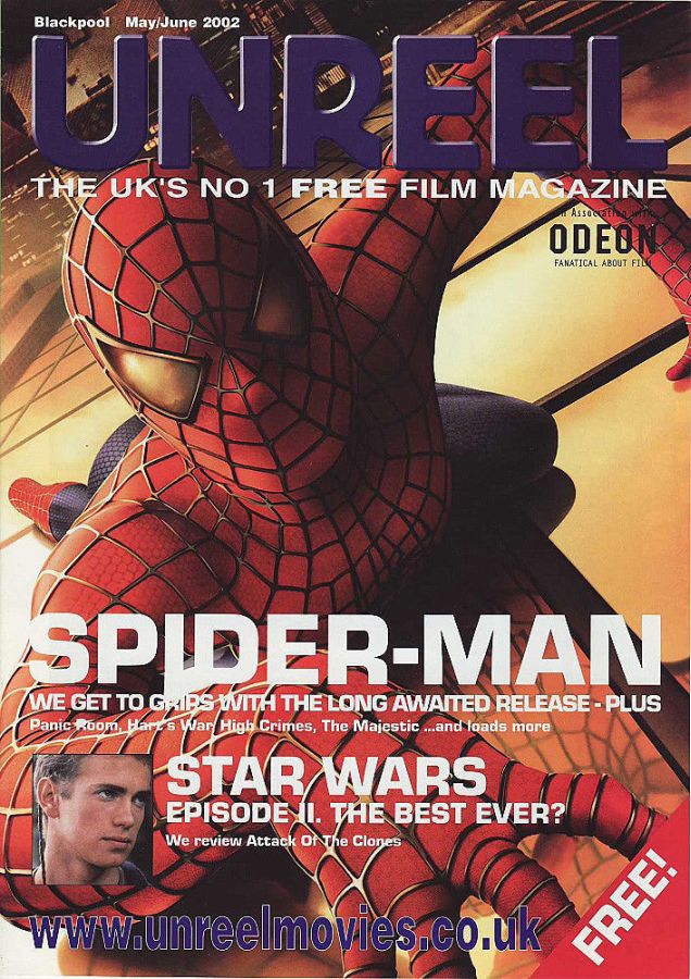 UNREEL magazine side cover May/June 2002