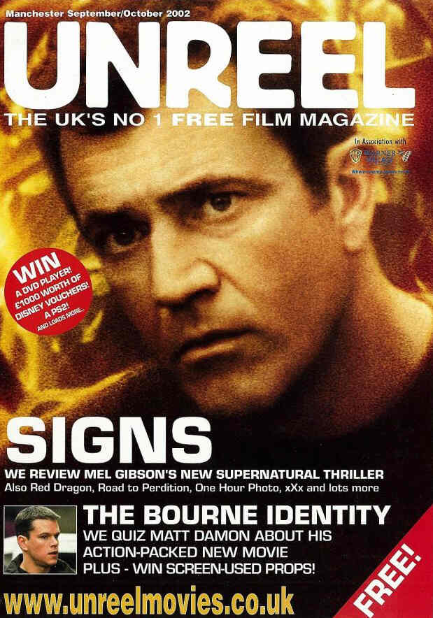 UNREEL magazine side cover September-October 2002