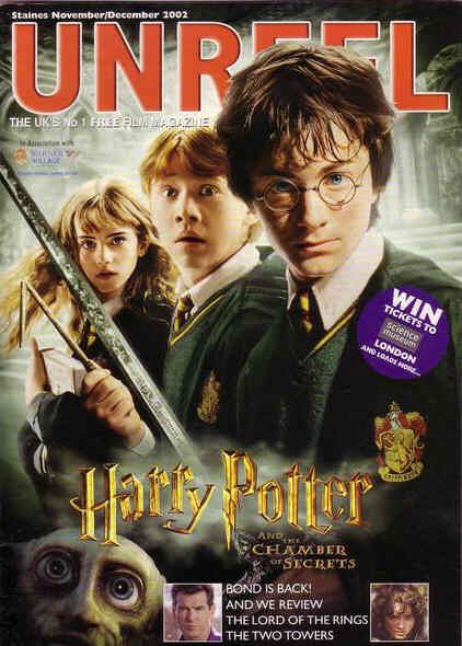 UNREEL magazine side cover November/December 2002