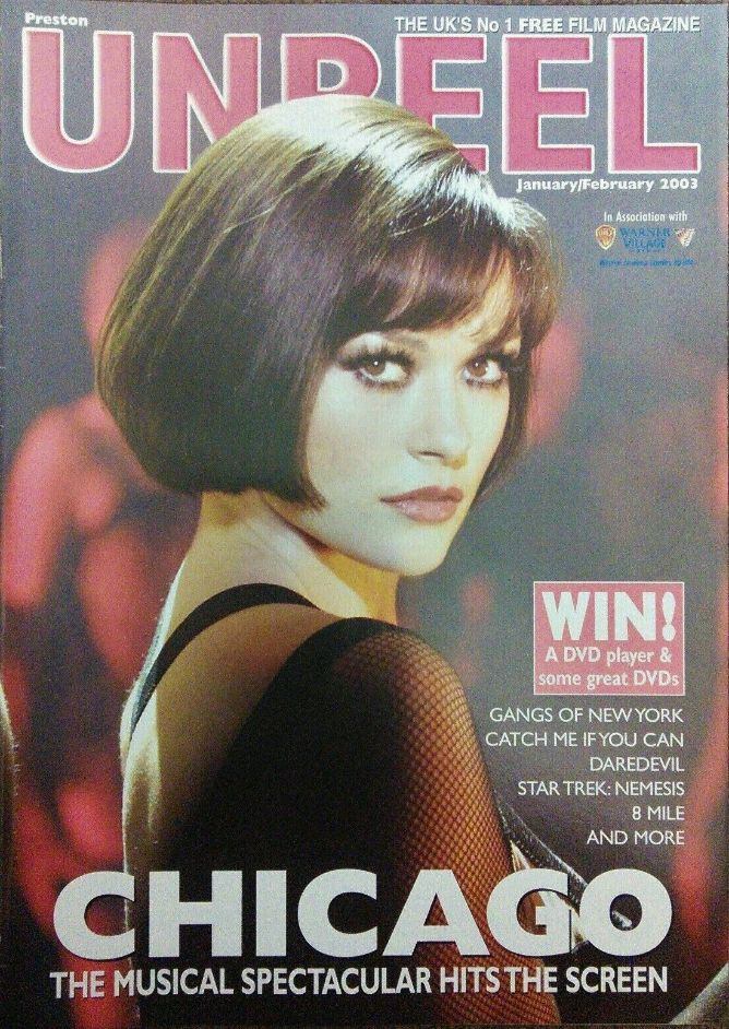UNREEL magazine side cover January/February 2003