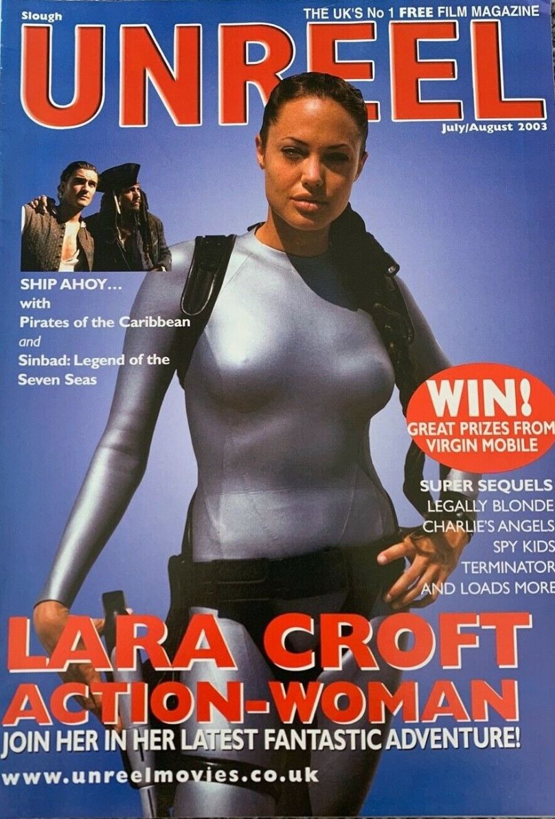 UNREEL magazine side cover July/August 2003