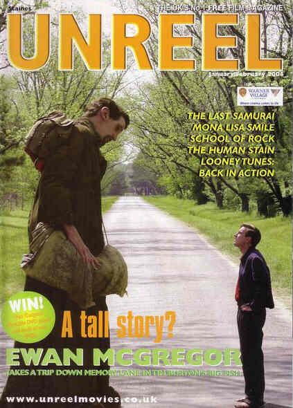 UNREEL magazine side cover January/February 2004