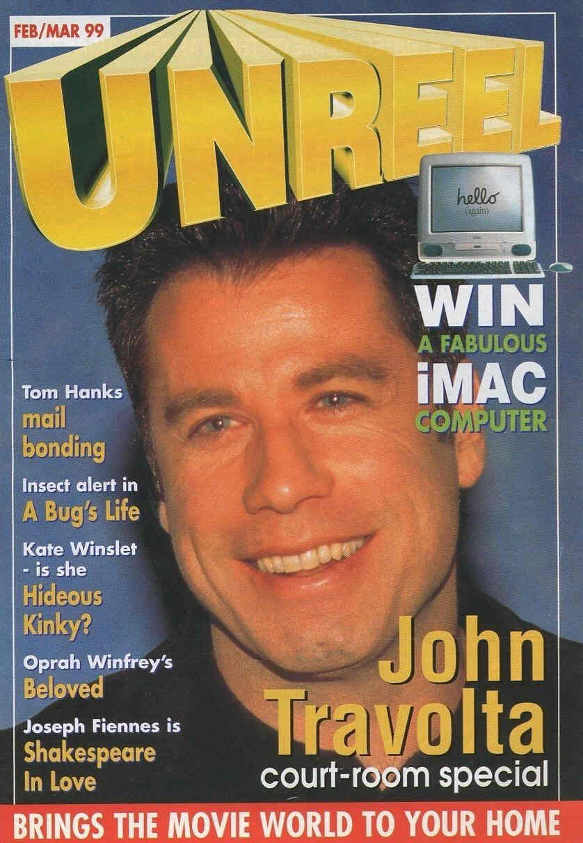 UNREEL magazine side cover February/March 1999