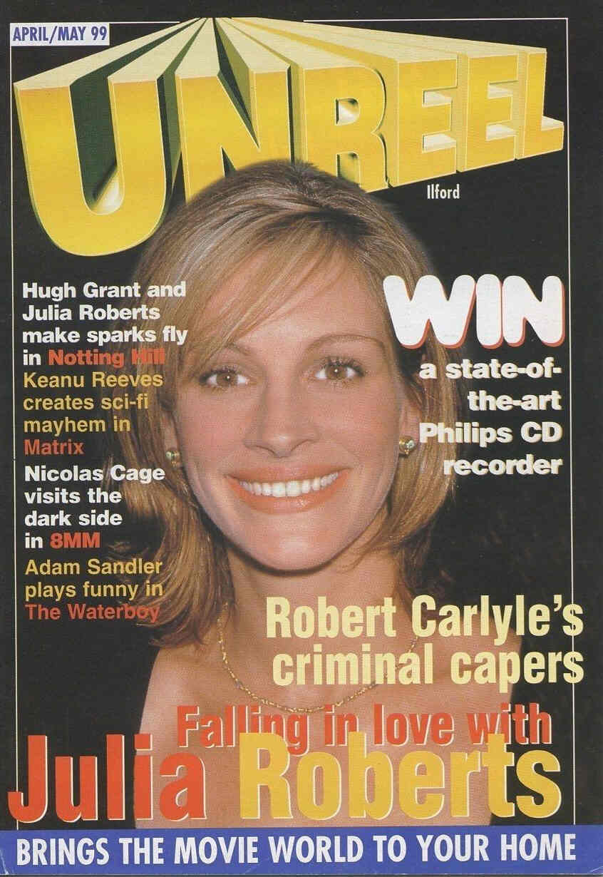 UNREEL magazine side cover April/May 1999
