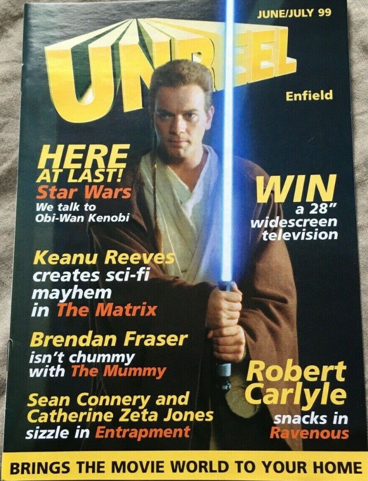 UNREEL magazine side cover  June/July 1999