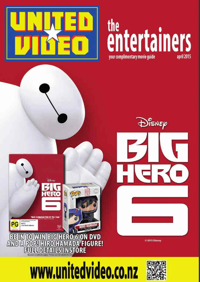 UNITED VIDEO magazine side cover April 2015