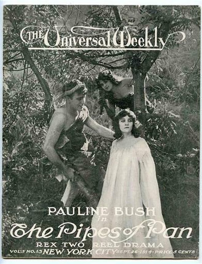 UNIVERSAL WEEKLY magazine side cover 26 September 1914