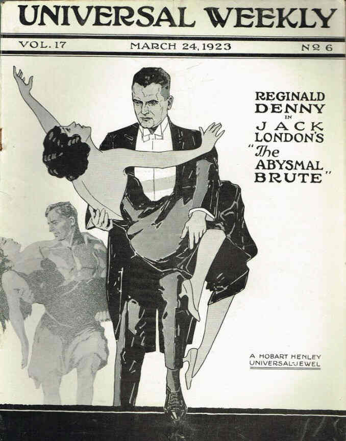 UNIVERSAL WEEKLY magazine side cover 24 March 1923
