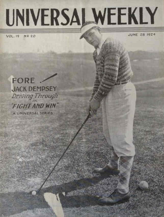 UNIVERSAL WEEKLY magazine side cover 28 June 1924