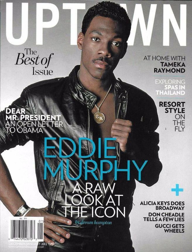 UPTOWN magazine side cover Issue 37  December 2011/ January 2012 