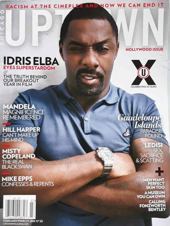 UPTOWN magazine side cover Issue 50  February/March 2014
