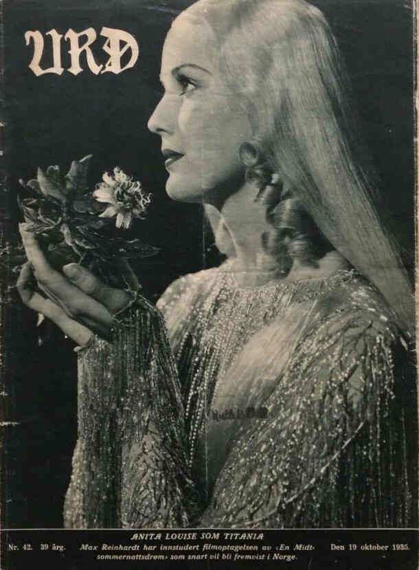 URD magazine side cover Issue 42 19 October 1935