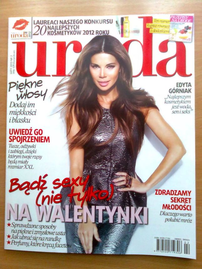 URODA magazine side cover  February 2013