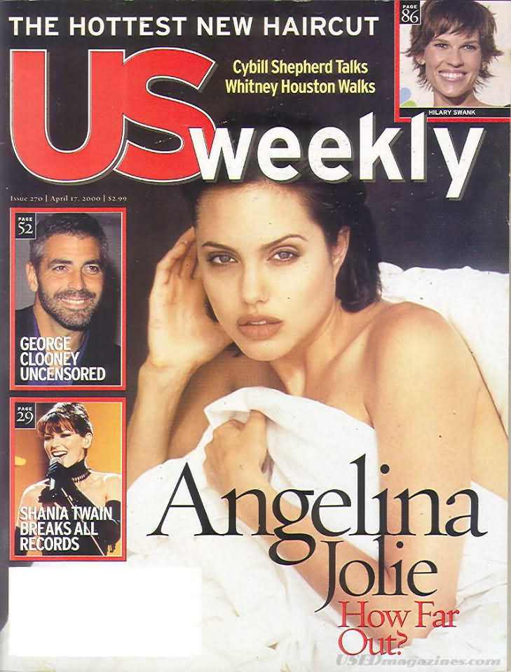 US WEEKLY magazine side cover Issue 270 17 April 2000