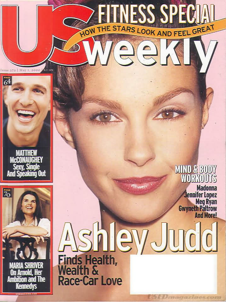 US WEEKLY magazine side cover Issue 272 1 May 2000