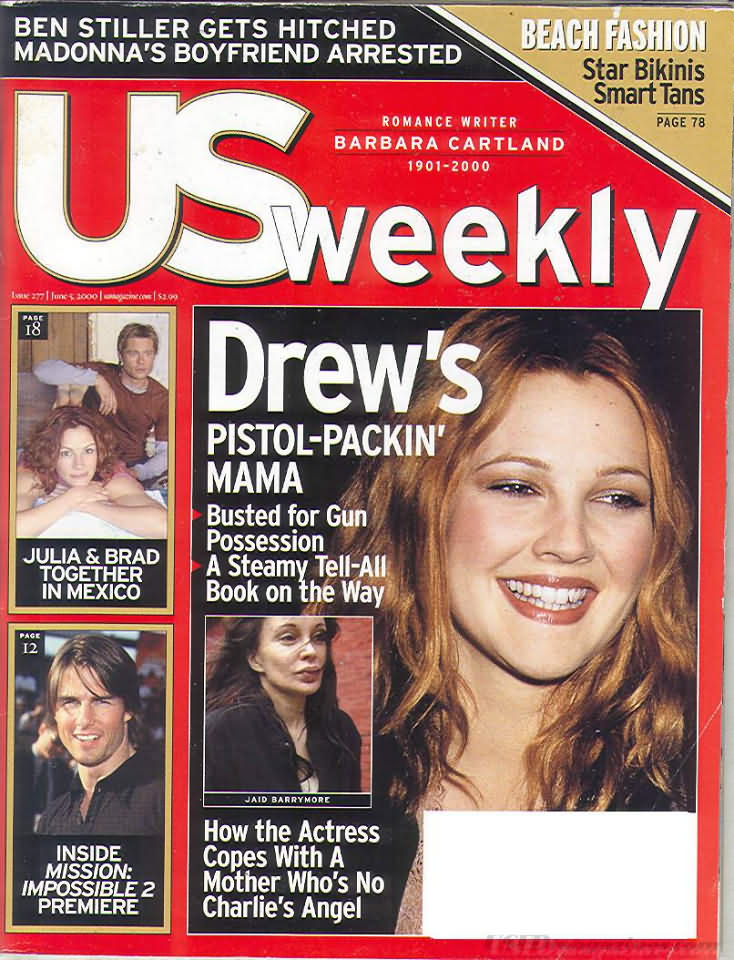 US WEEKLY magazine side cover Issue 277 5 June 2000
