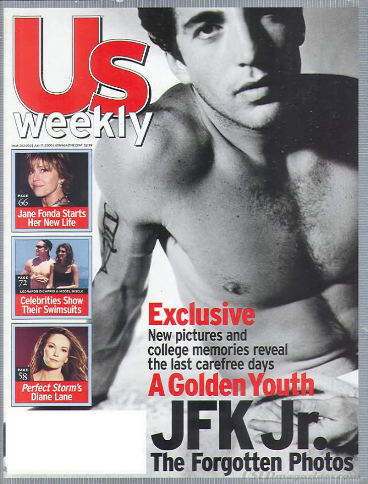 US WEEKLY magazine side cover Issue 282/283 10/17 July 2000
