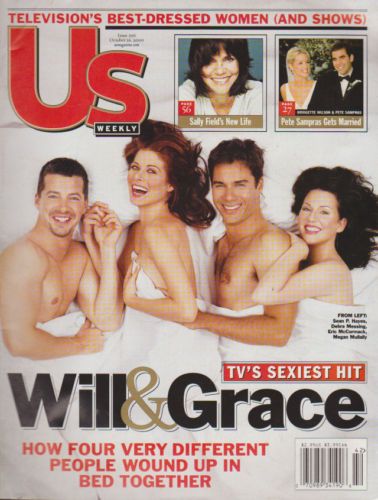 US WEEKLY magazine side cover Issue 296 16 October 2000
