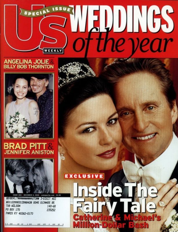 US WEEKLY magazine side cover Issue 303 4 December 2000