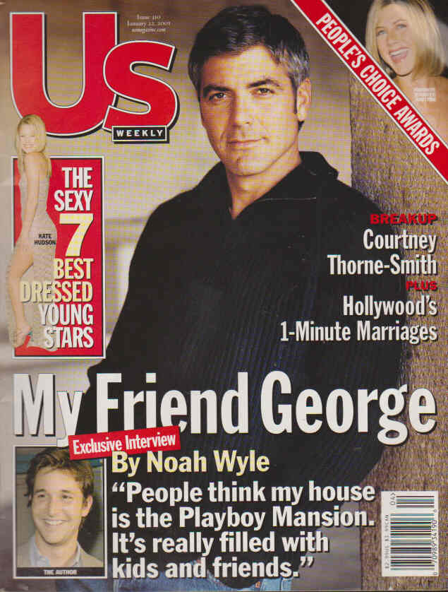 US WEEKLY magazine side cover Issue 310 22 January 2001