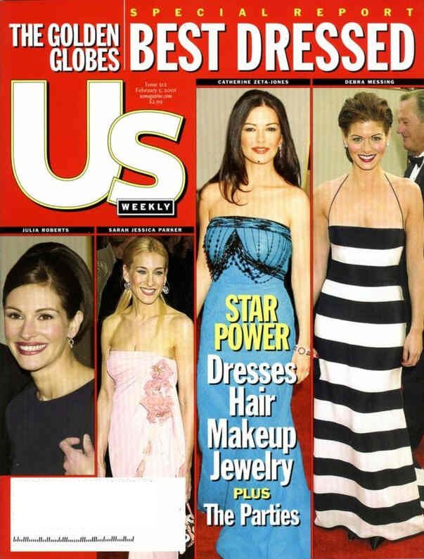 US WEEKLY magazine side cover Issue 312 5 February 2001