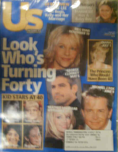 US WEEKLY magazine side cover Issue 319 26 March 2001