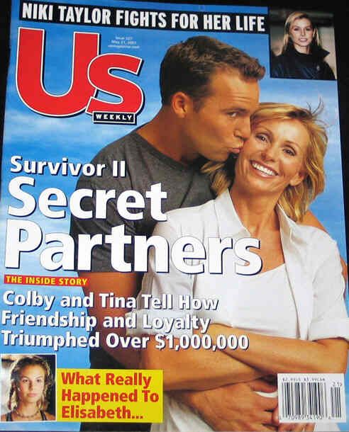 US WEEKLY magazine side cover Issue 327 21 May 2001