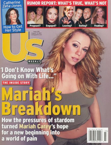 US WEEKLY magazine side cover Issue 339 13 August 2001