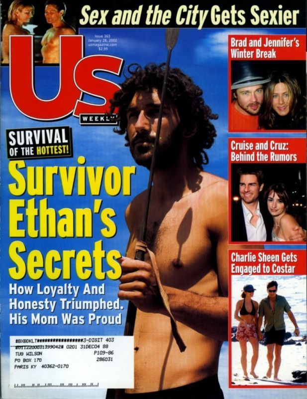 US WEEKLY magazine side cover Issue 363 28 January 2002