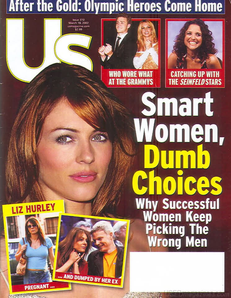 US WEEKLY magazine side cover Issue 370 18 March 2002