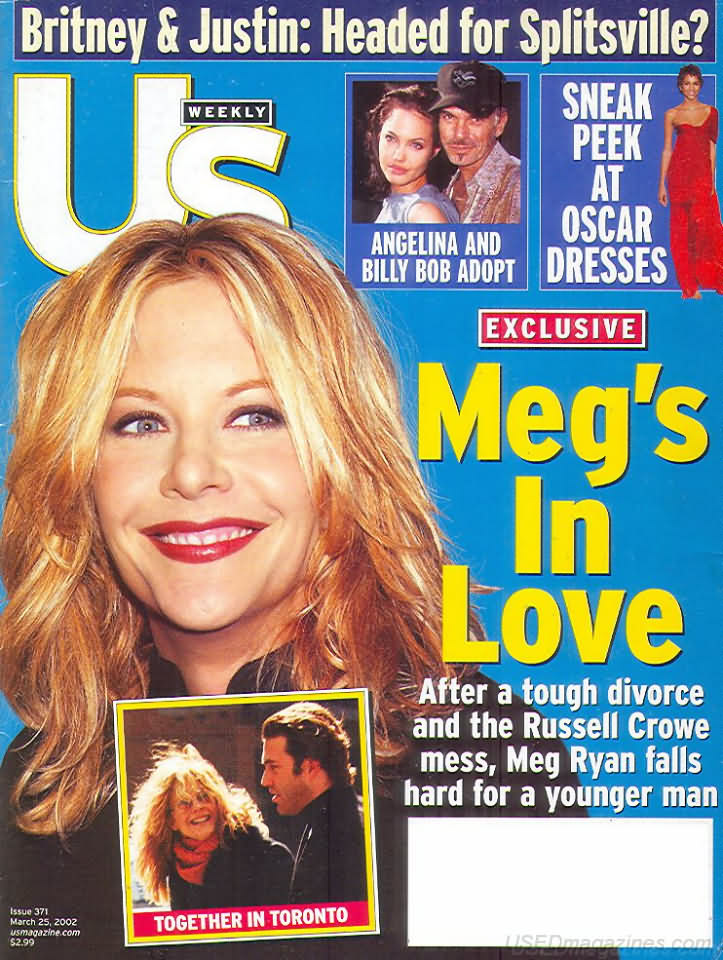 US WEEKLY magazine side cover Issue 371 25 March 2002