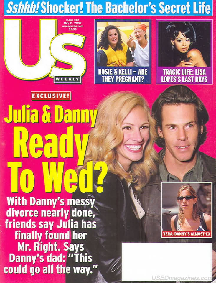 US WEEKLY magazine side cover Issue 378 13 May 2002