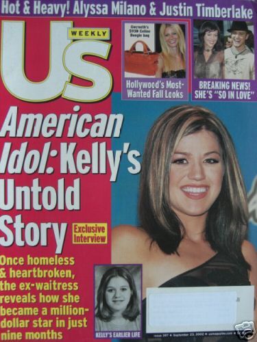 US WEEKLY magazine side cover Issue 397 23 September 2002