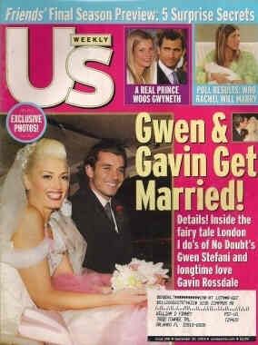 US WEEKLY magazine side cover Issue 398 30 September 2002