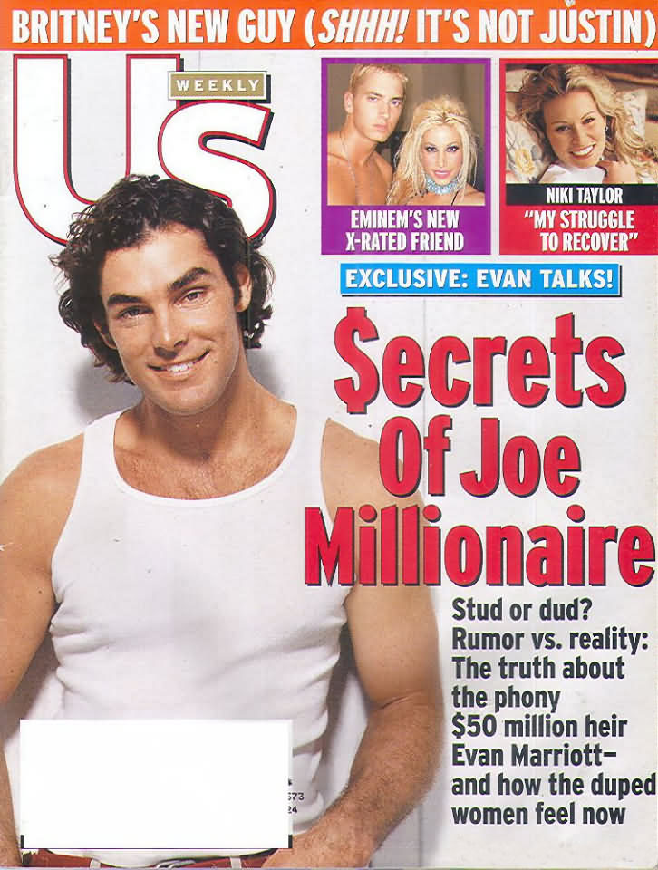US WEEKLY magazine side cover Issue 415 27 January 2003
