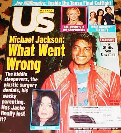 US WEEKLY magazine side cover Issue 419 24 February 2003