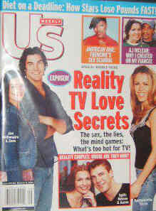 US WEEKLY magazine side cover Issue 420/421 3 March 2003